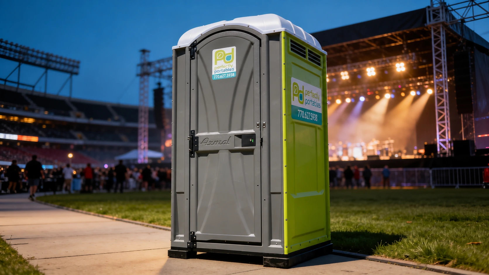 Large outdoor concert venue